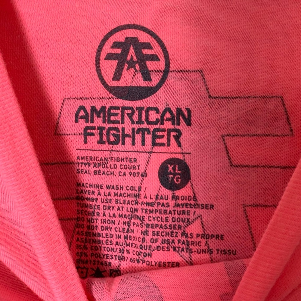 🌵Men’s American Fighter The Buckle Coral/Salmon Pink Shirt🌵 - Picture 5 of 7